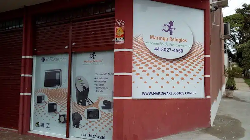 Relógio ponto e catracas em Maringá